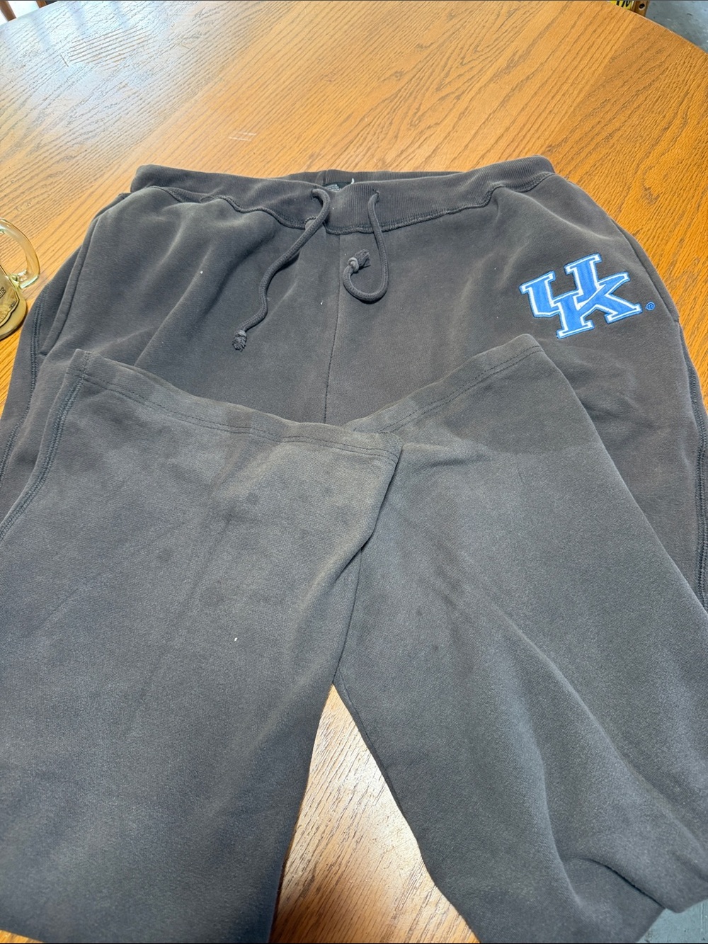 Colosseum Dark Gray Sweatpants with Blue UK Patch